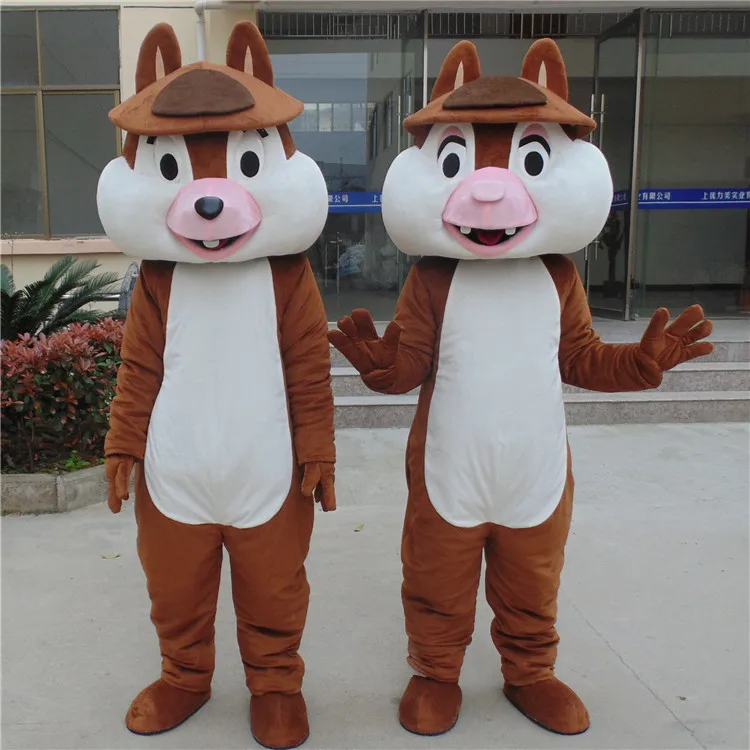 

Chipmunk Mascot Costume Cosplay Mouse Dress Suits Halloween Party Outfits Party