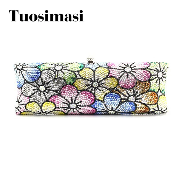 

Beautiful Handmade Full Crystal Women Crystal Wedding Evening Clutch Bag(B1008-BF)