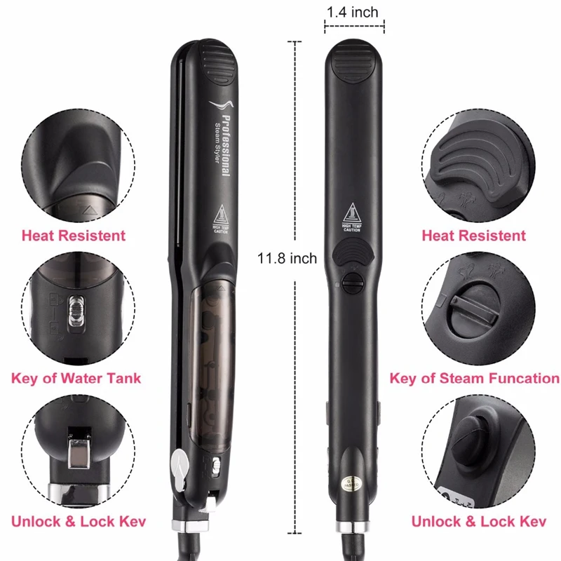 Steam-Hair-Straightener-iron-Argan-Oil-Steam-Hair-Straightener-Flat-Iron-Injection-Painting-450F-Straightening (2)_