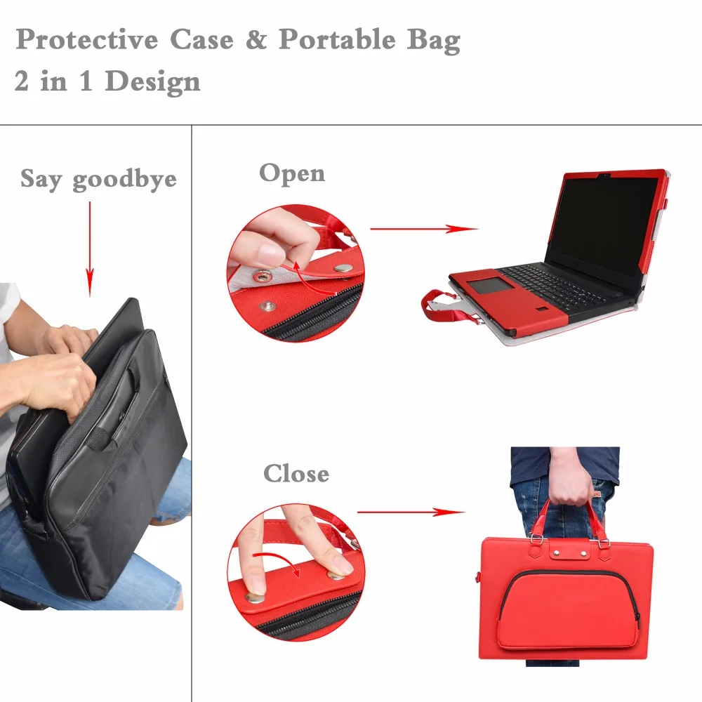 Labanema Accurately Portable Laptop Bag Case Cover for 15.6\ Labanema Accurately Portable Laptop Bag Case Cover for 15.6\