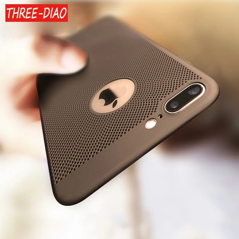 

Heat dissipation phone case for iphone 5 5s se 6 6s 7 8 Plus cover cool matte plastic hard pc cases for iphone X XR XS Max