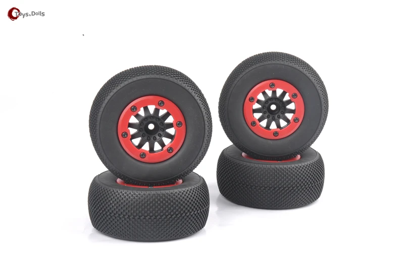4 PCS Set font b RC b font Toy Parts 1 10 Short Course Truck Tires
