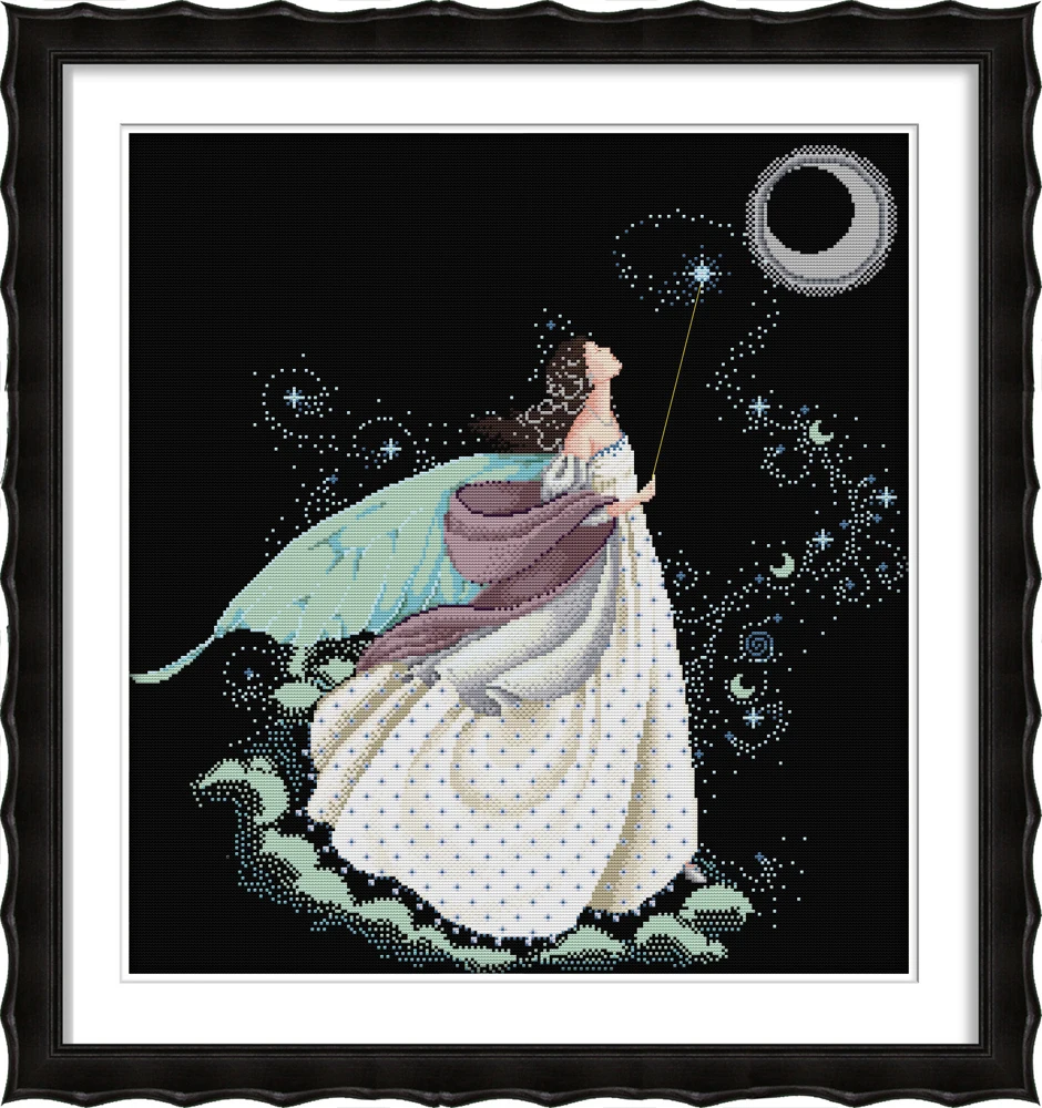 

NEW Full Moon The Full Stitch Cross Stitch Needlework Sets Embroidery Kits in Cross-Stitch Package Home Decor