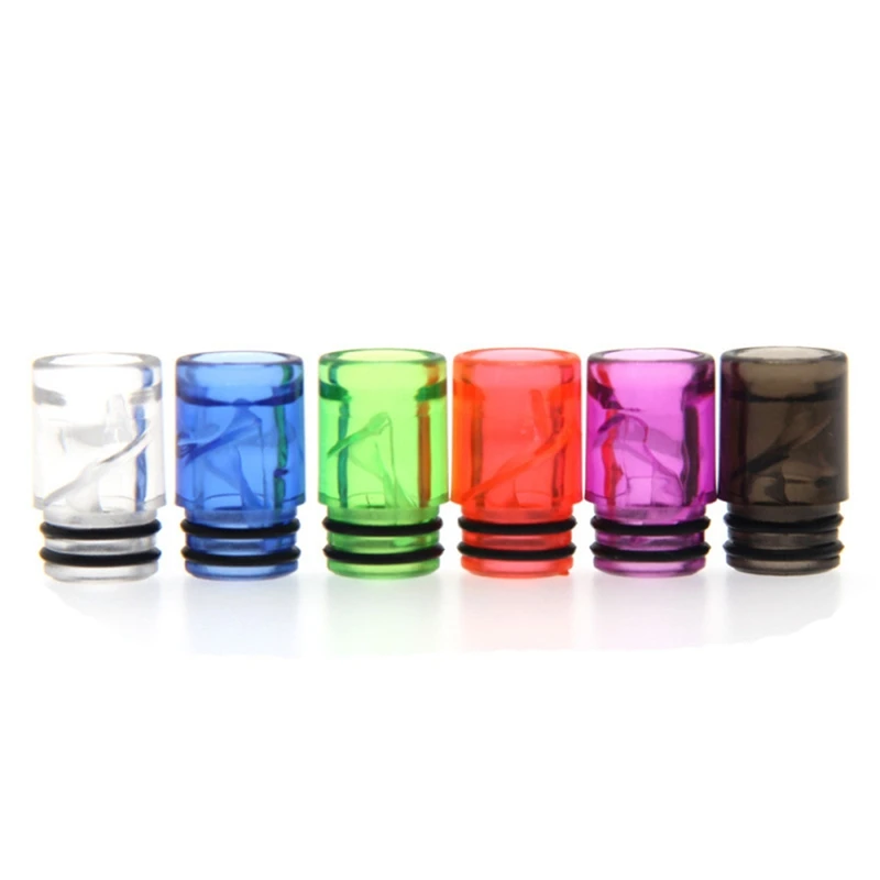 

Spiral Unique Design 510 Plastic Drip Tip For Ego Aio To Prevent Eliquid From Slopping Black Clear E Cig Drip Tip