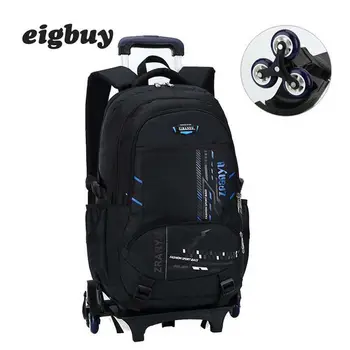 

Latest Removable Children School Bags 2/6 Wheels Stairs Kids Boys Girls Backpacks Trolley Schoolbag Luggage Book Bags Backpack