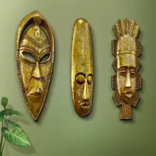 African Masks Decor And Get Free Shipping On Aliexpress African Mask Wall Decor Hanging Tribe Manual Decoration Resin Face Cool Masks