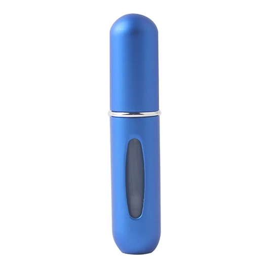 5 мл мини многоразовый Conveniet пустые парфюмерные флаконы с распылителем ароматный насос спрей чехол parfum безвоздушный насос косметический контейнер - Цвет: Синий