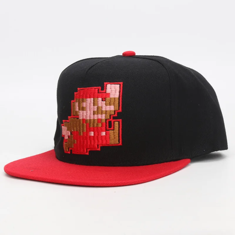 Игры Super Mario Bros Марио Луиджи Йоши Snapback Бейсболки мультфильм повседневные Летние солнцезащитные шапки Пара хип-хоп кепки - Цвет: 4