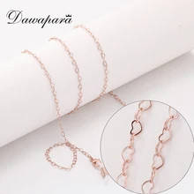 Dorapara, цепочка для очков в форме сердца, очки для глаз, аксессуары для женщин, розовое золото, серебро, металлическая цепочка для солнцезащитных очков, ремешок, держатель шнура