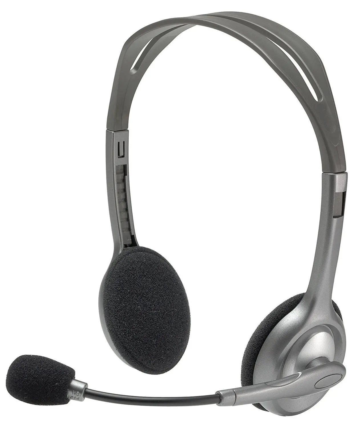 Logitech H110 Stereo Headset, Grey, Stereo, USB Headset for Windows and for Mac|Headphone/Headset| - AliExpress