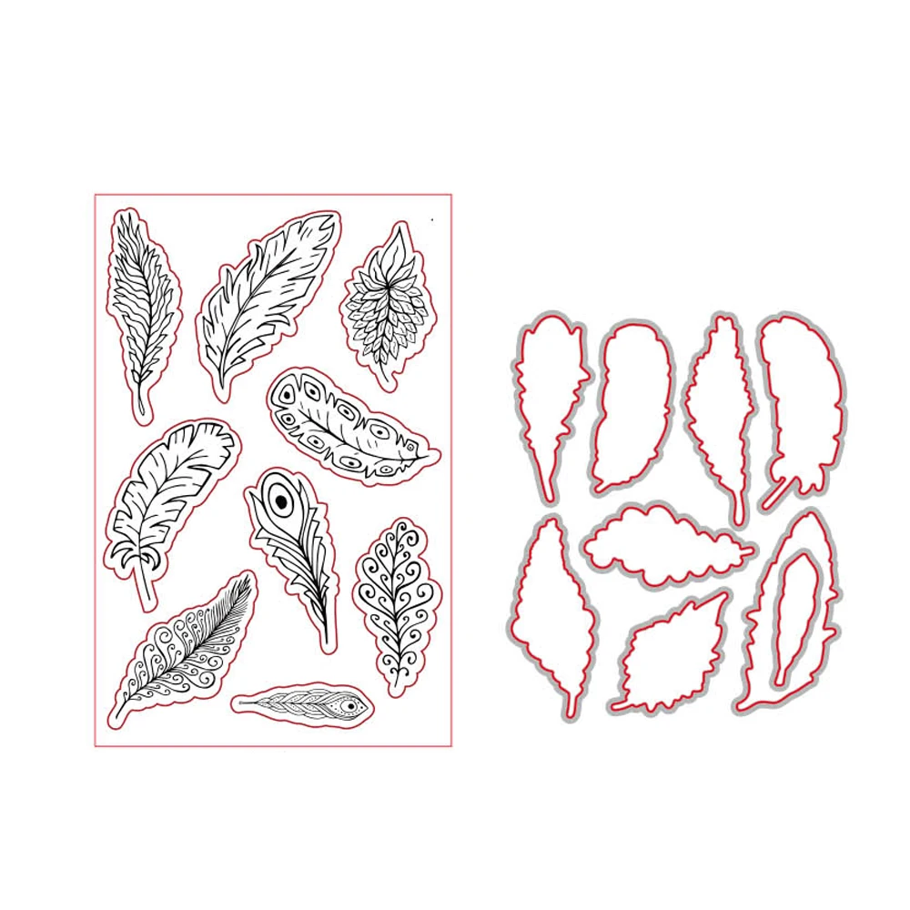 

Feather Peacock Metal Cutting Dies Craft Dies Scrapbooking 2018 Dies Cut Stamps Embossing Stencils Card Making Decoration