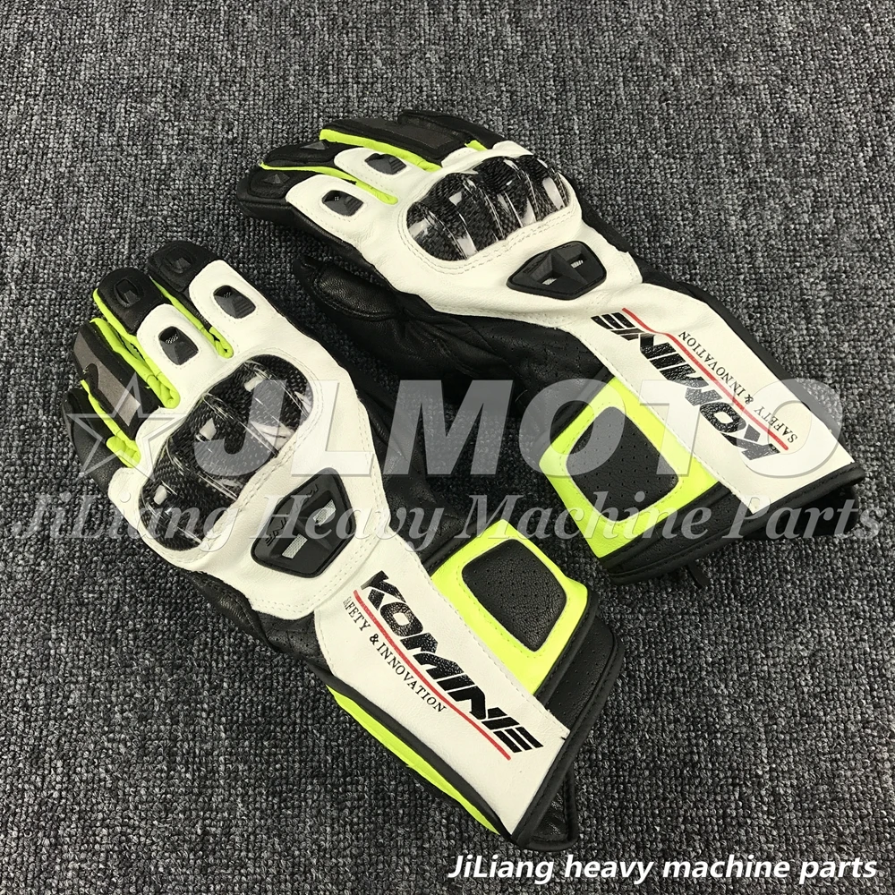 2019 Новинка komine GK198 мотоциклетные кожаные перчатки для верховой езды длинные с