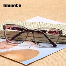 Imwete очки для чтения Для мужчин Для женщин цветок HD компьютер с диоптриями излучения защита глаз очки 1,0 1,5 2,0 2,5 3,0