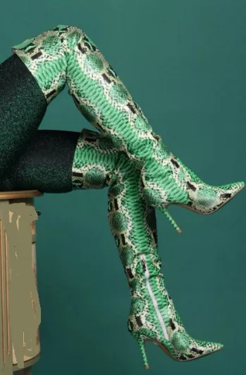 python high boots