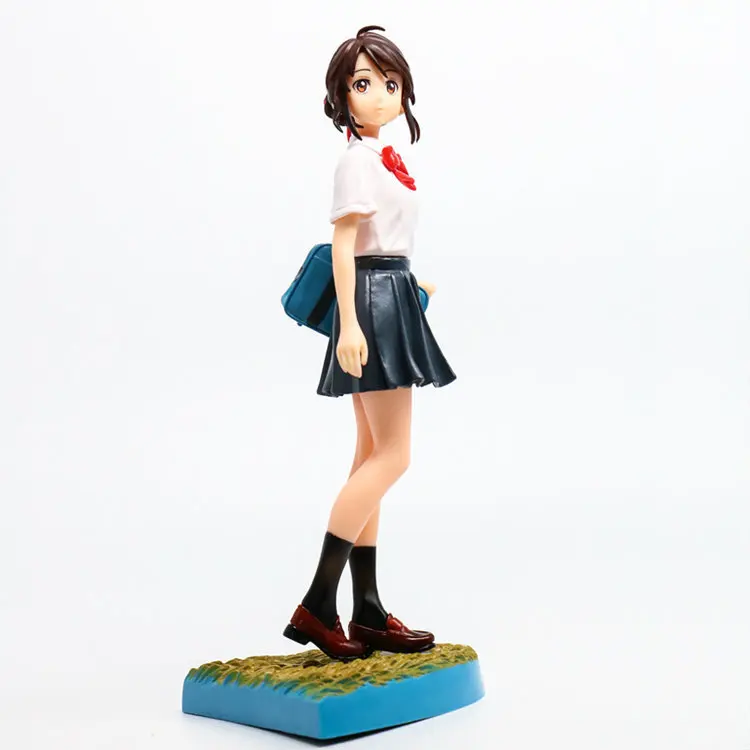 Японское аниме ваше имя ПВХ фигурка игрушки Tachibana Taki Miyamizu Mitsuha школьная форма