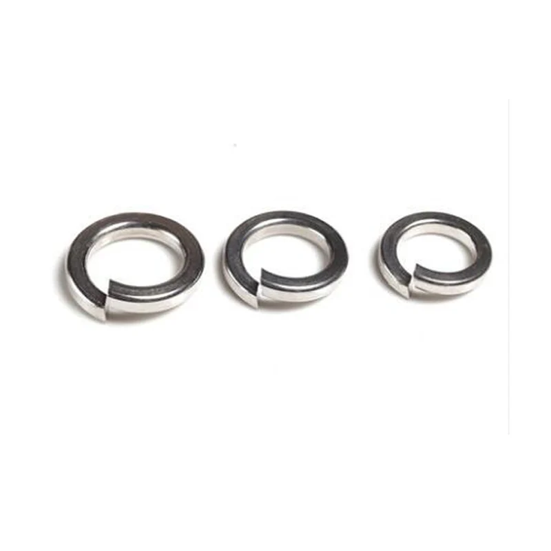 

500pcs/lot DIN127 M1.6 M2 M2.5 M3 M4 M5 M6 304 Stainless steel shells pad spring lock washer elastic gasket