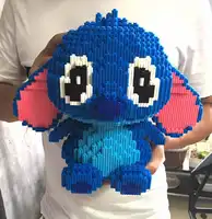 XIZAI Verbinding blokken Big size Leuke Stitch brinquedos Model Cartoon Bouwstenen Educatief Kinderen Speelgoed Meisje Kerstcadeaus