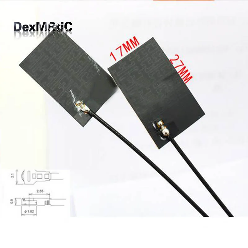 433mhz 3dbi High Gain Lora Antenna Internal Aerial Piamater Fpc 27*17mm Ipex Connector 1pc lora antenna
