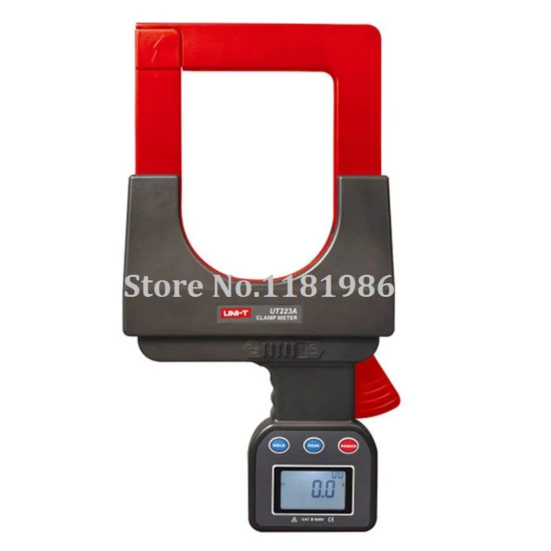 

UNI-T UT223A Large Diameter Clamp Ammeter Meter Current Measurement Data Storage RS-232 LCD Backlight Overload Protection
