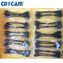 Cdycam 20 шт.(10 пар) кабель адаптер POE экранированный POE Коммутатор POE сплиттер инжектор питания 12-48 в сепаратор combiner POE7010