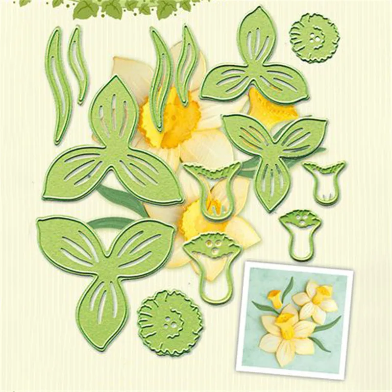 

YaMinSanNiO Flower Dies Metal Cutting Dies New for Scrapbooking Card Making Paper Embossing Cuts Stencil Craft Frame Dies