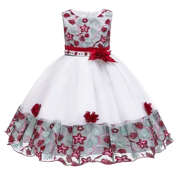 

Baby costume girl flower princess dress for wedding party tutu dress kids dresses for girls children clothing girls clothes