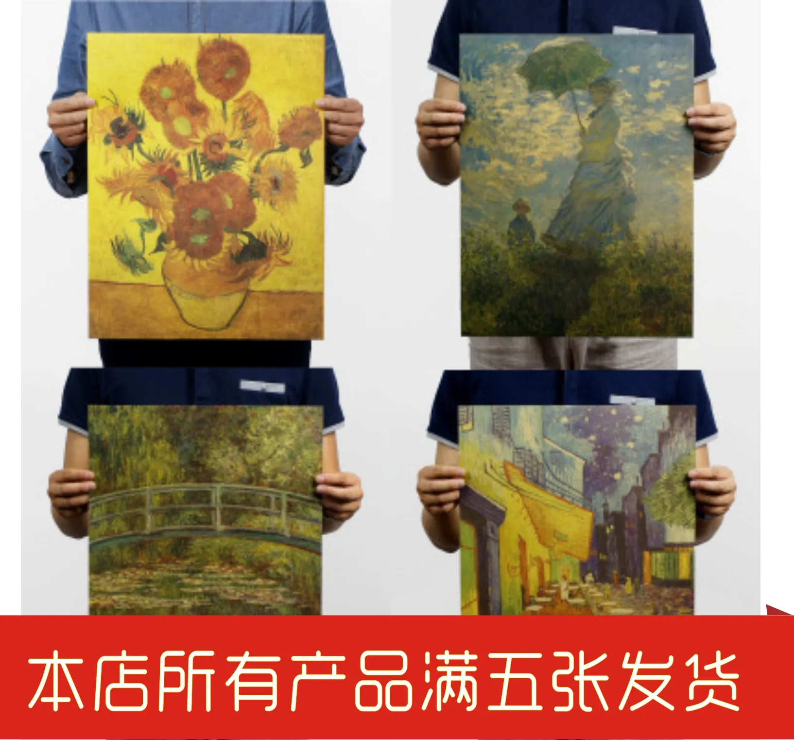 Online kopen wholesale van gogh schilderijen slaapkamer uit china ...