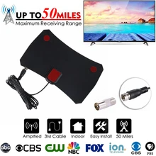 Free TV Fox HD Digital DTV Indoor TV Antenna TVFox HDTV Antena DVB-T DVB-T2 VHF UHF ISDB ATSC DVB Signal Receiver TV Aerial