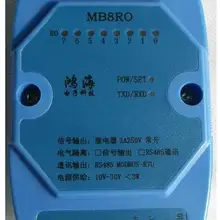 Цифровой входной и выходной модуль 8-канальный релейный выход изолированный 8RO RS485 протокол передачи данных по протоколу модуль датчика