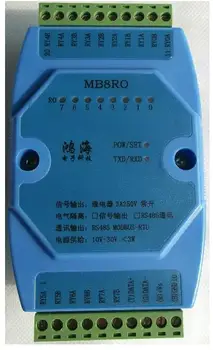 Goede Gratis Verzending! Digitale Input En Output Module 8 Kanaals Relais Uitgang Ge iuml;soleerd 8RO RS485 Modbus Communicatie Module Sensor