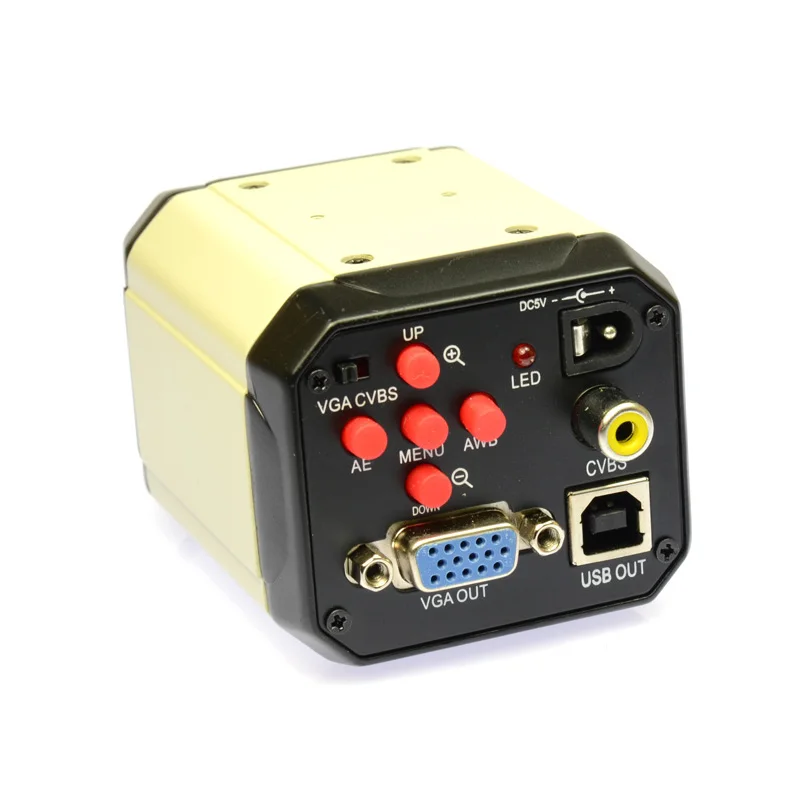 1080P VGA AV USB 3 в 1 цифровой промышленный микроскоп камера набор + большая подставка