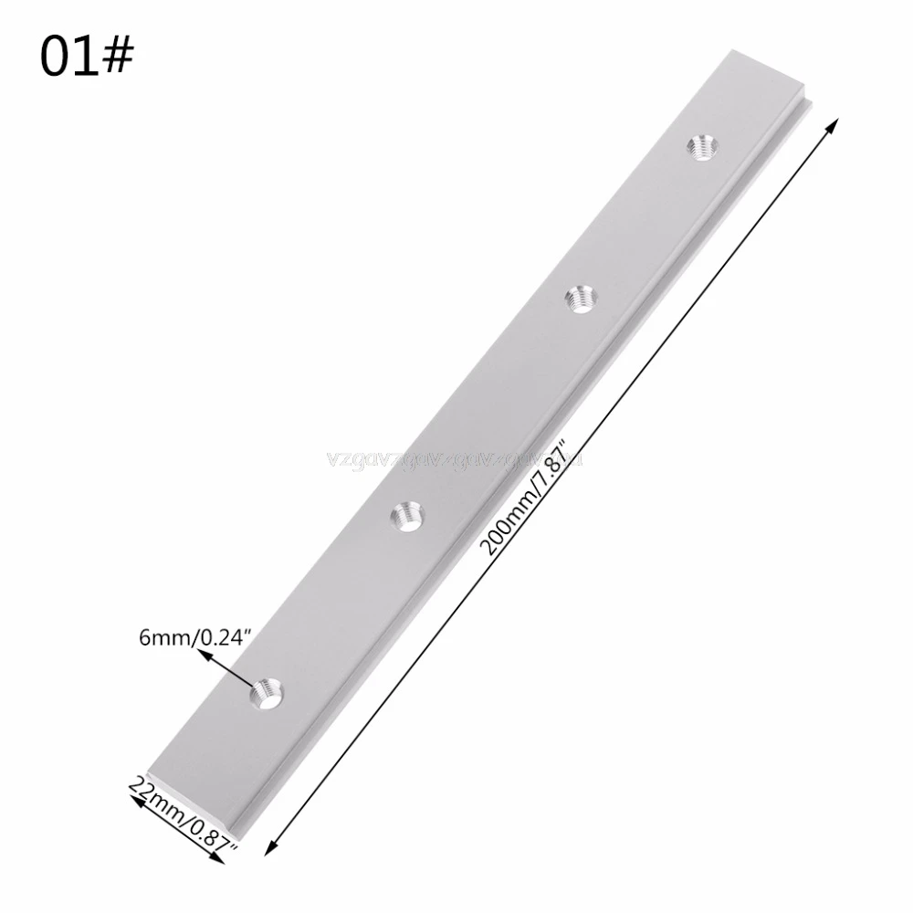 M6 M8 200 мм скользящая плита Т-образная дорожка слот для Т-образной дорожки крепеж слот маршрутизатор стол Деревообрабатывающие инструменты J15 19 Прямая поставка