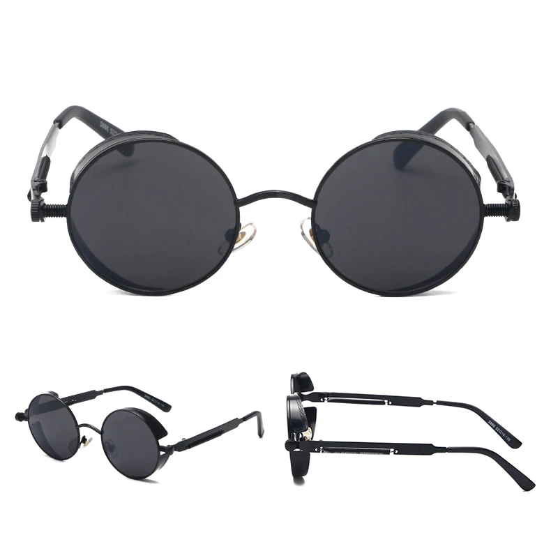 round steampunk sunglasses 900023 details (4)