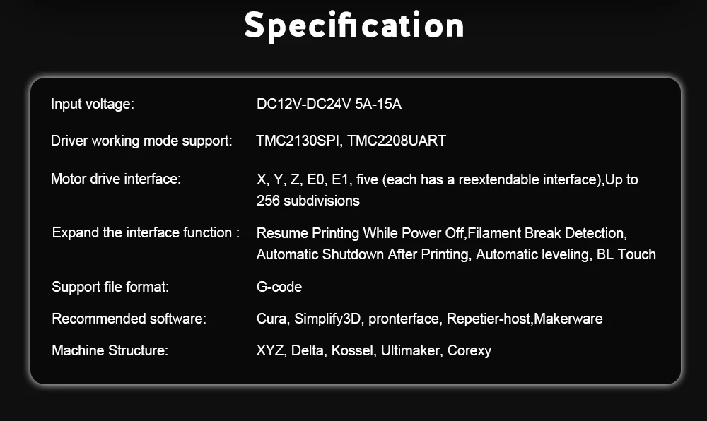 BIGTREETECH СКР V1.3 32 бит 3D-принтеры плата контроллера с 12864 ЖК-дисплей TMC2208 A4988 Совместимость Smoothieboard 3D-принтеры