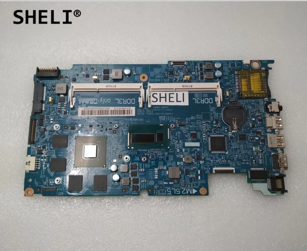 

SHELI M1FGY 0M1FGY CN-0M1FGY For DELL 15 7537 Motherboard with I5-4200U N14P-GT-A2