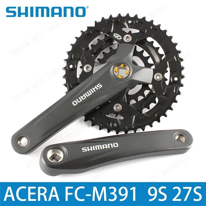 

SHIMANO ACERA FC-M391 Mountain bike / travel bike crank set sprocket 26/36 / 48T bicycle crank group parts