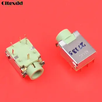

cltgxdd 6pin Common universal audio interface headphone socket for notebook mobile phone earhone jack audio connector