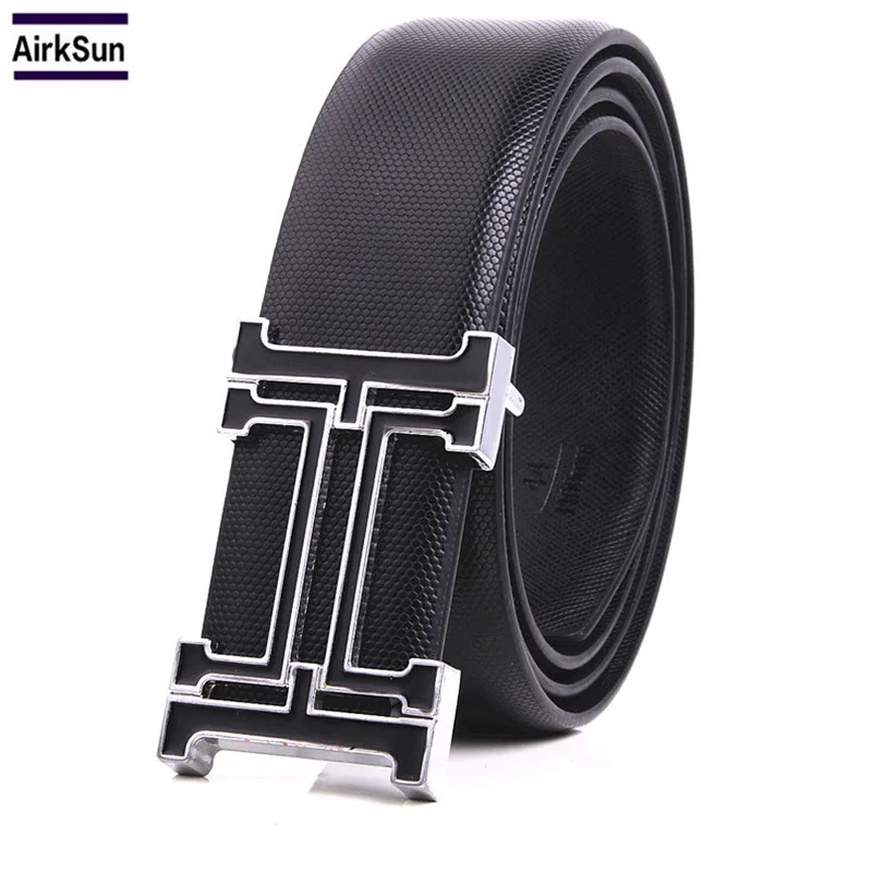 2017 Unisex High Quality Genuine Leather Belt h Buckle Brand For