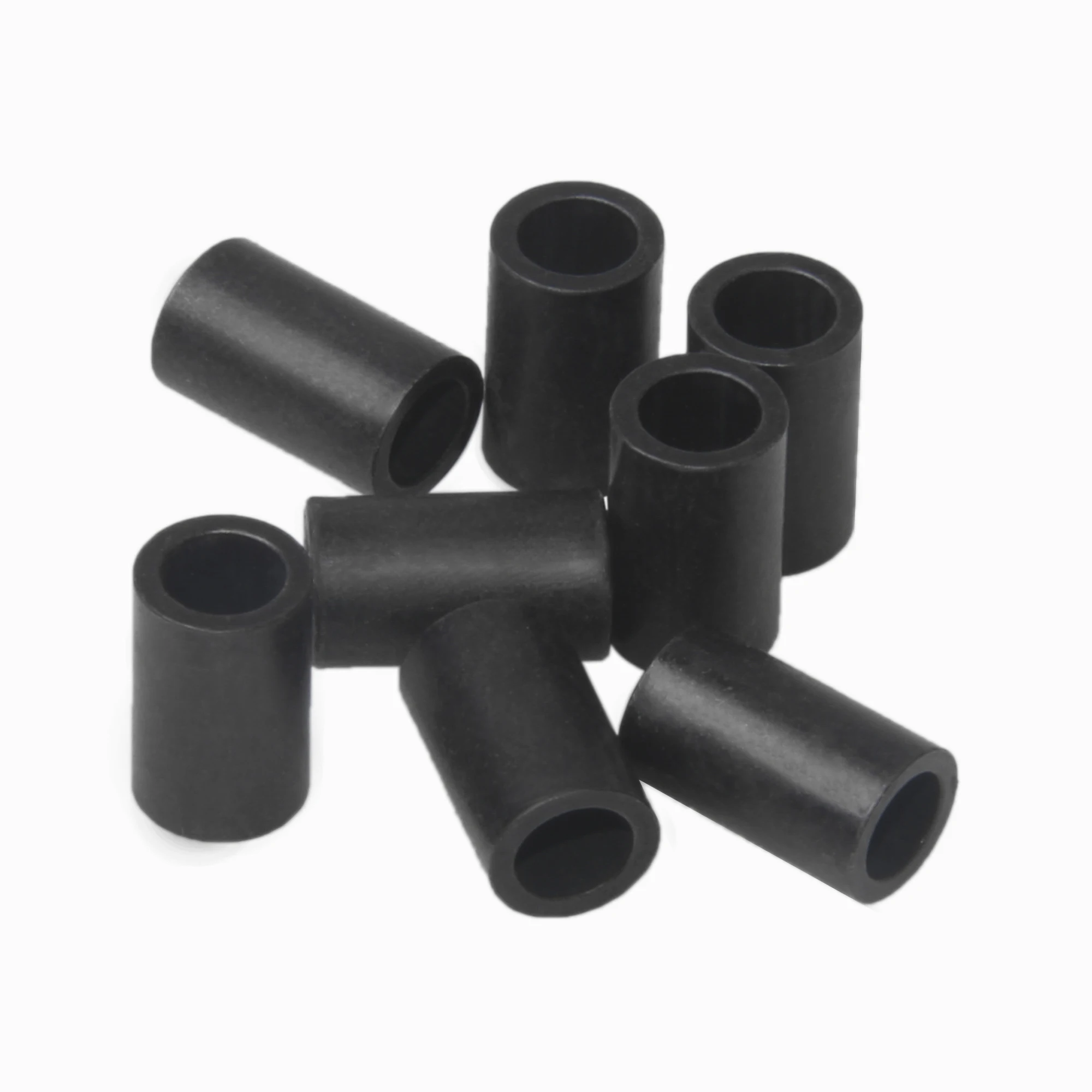 

Hyaena 150pcs Matt Black Single Barrel Copper Wire Crimps Fishing Wire Crimp Sleeves Fishing Tools Accessories