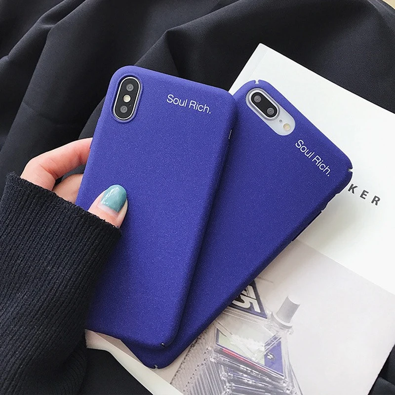 PGSD Простой Модный Чистый матирующий Жесткий Чехол для мобильного телефона iphone XS