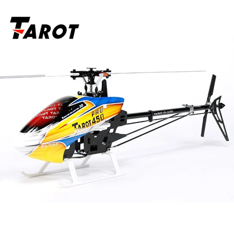 Популярный Tarot 450 PRO V2 DFC 3 оси Flybarless 6CH бесколлекторный р/у Вертолет Комплект