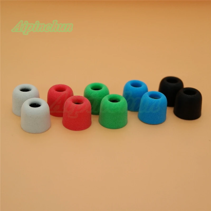 

Aipinchun 5Pairs Earbud Eartips Memory Foam Ear Tips Earplugs Cushion T200 4mm Replacement For In-Ear Earphone Headphones