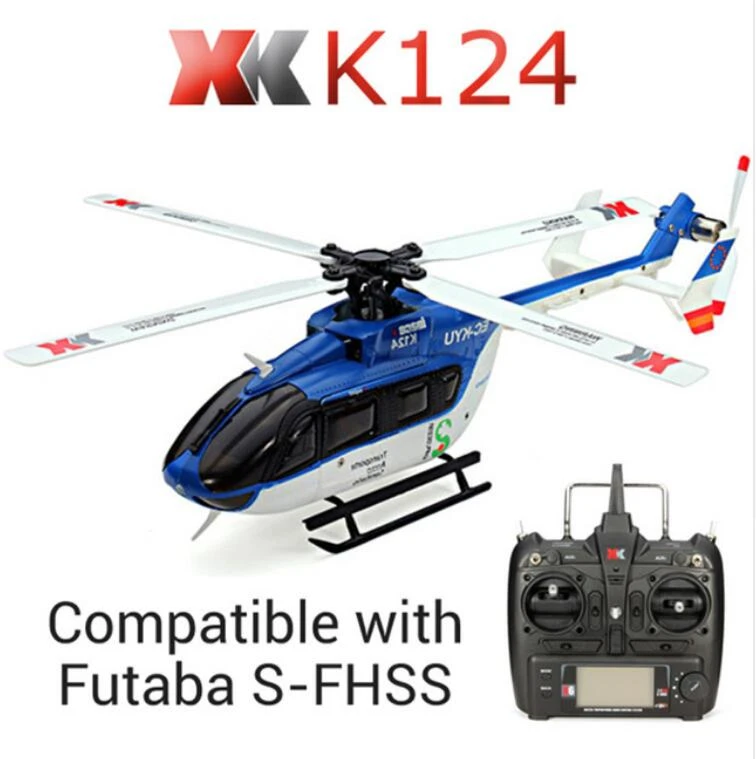 Original Xk K124 Ec145 6ch Brushless 
