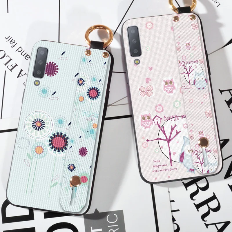 

Owl Ring Strap Cases For Samsung Galaxy A5 A7 A8 2017 2018 Holder Back Cover For Samsung Galaxy Mega 2 / 6.3 Scrub Case Shell