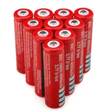 GTF 18650 Battery Rechargeable Battery 4000 mAh 3.7V Battery For LED Flashlight Torch 