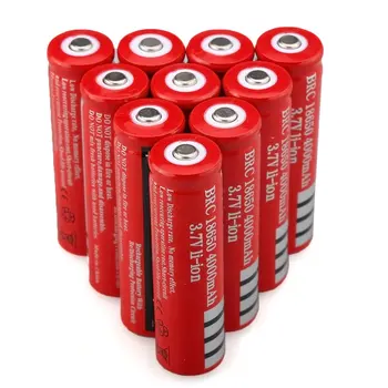 GTF 18650 Battery Rechargeable Battery 4000 mAh 3.7V Battery For LED Flashlight Torch