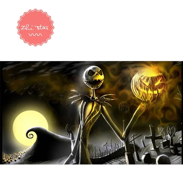 full drill 5d diamond painting the nightmare before christmas 3d embroidery cross stitch mosaic needlework crafts - Nightmare Before Christmas 3d full drill 5d diamond painting the nightmare before christmas 3d embroidery cross stitch mosaic needlework crafts - Nightmare Before Christmas 3d