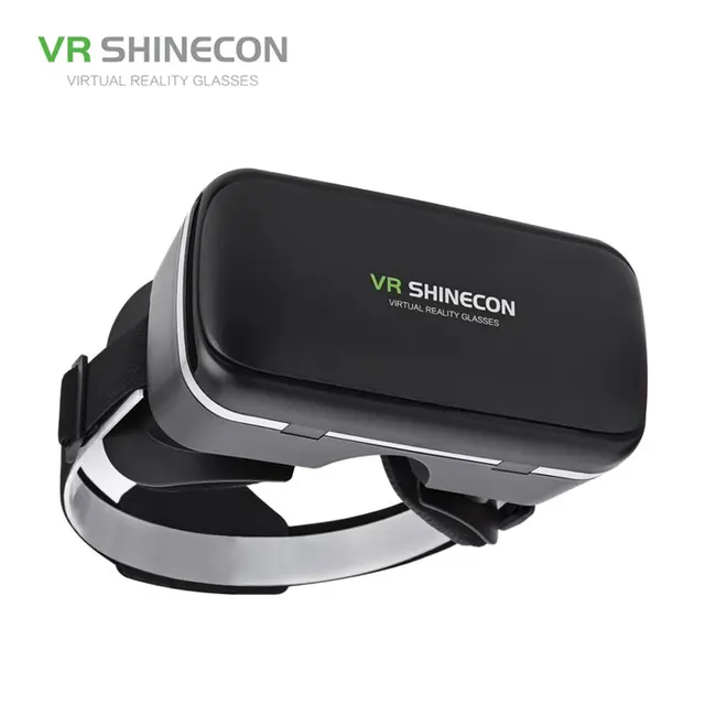 VR SHINECON G04 Virtual Reality Headset 3D VR Glasses for 4.7-6.0 inches Android iOS Smart Phones 3