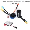 Rc Motor sin escobillas impermeable sin sensor 4068 2050KV 2650KV 1900KV 1700KV 1400KV con 120A ESC para 1/8 coches RC piezas de coche ► Foto 1/6