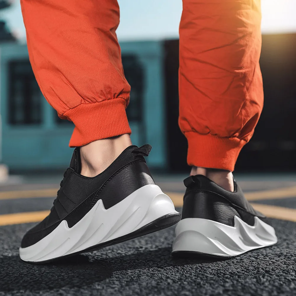 2019 Men's outdoor retro round head running shoes wild casual shoes mesh breathable non-slip sneakers homens for male 40J14 (8)